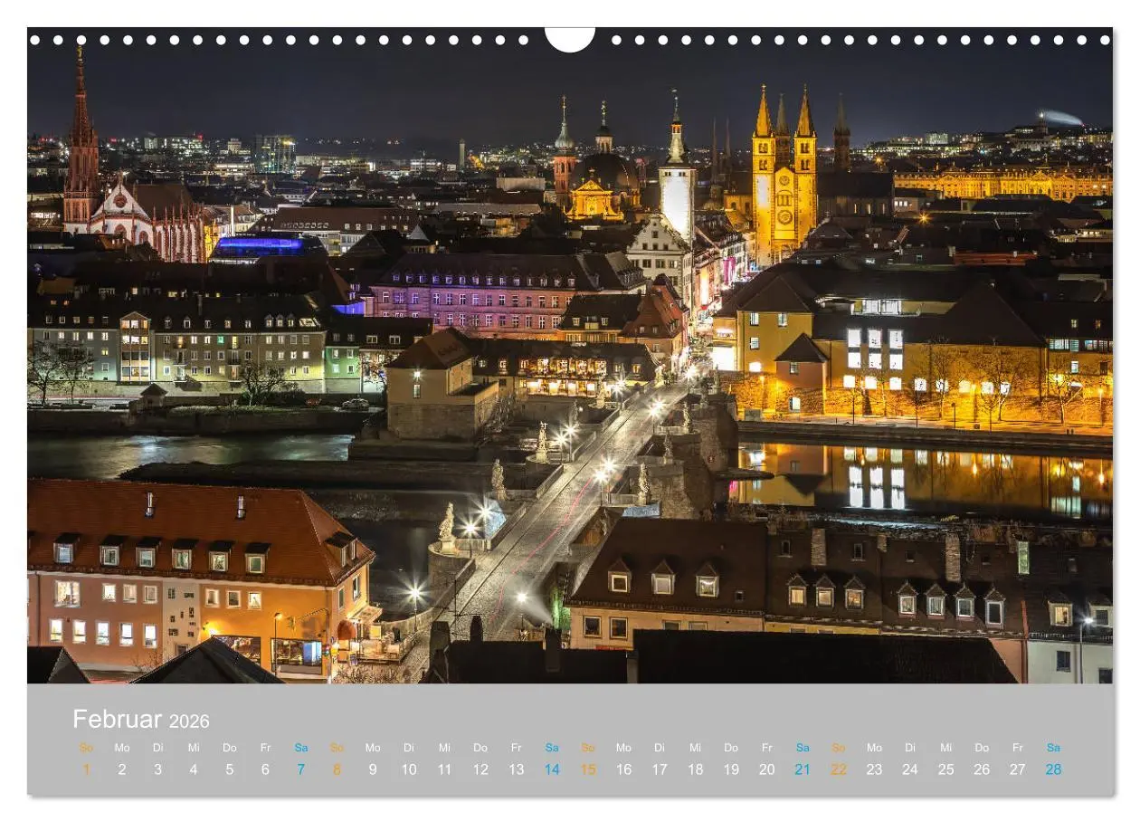 Bild: 9783457789308 | Würzburg - Stadt der Kirchen (Wandkalender 2026 DIN A3 quer),...