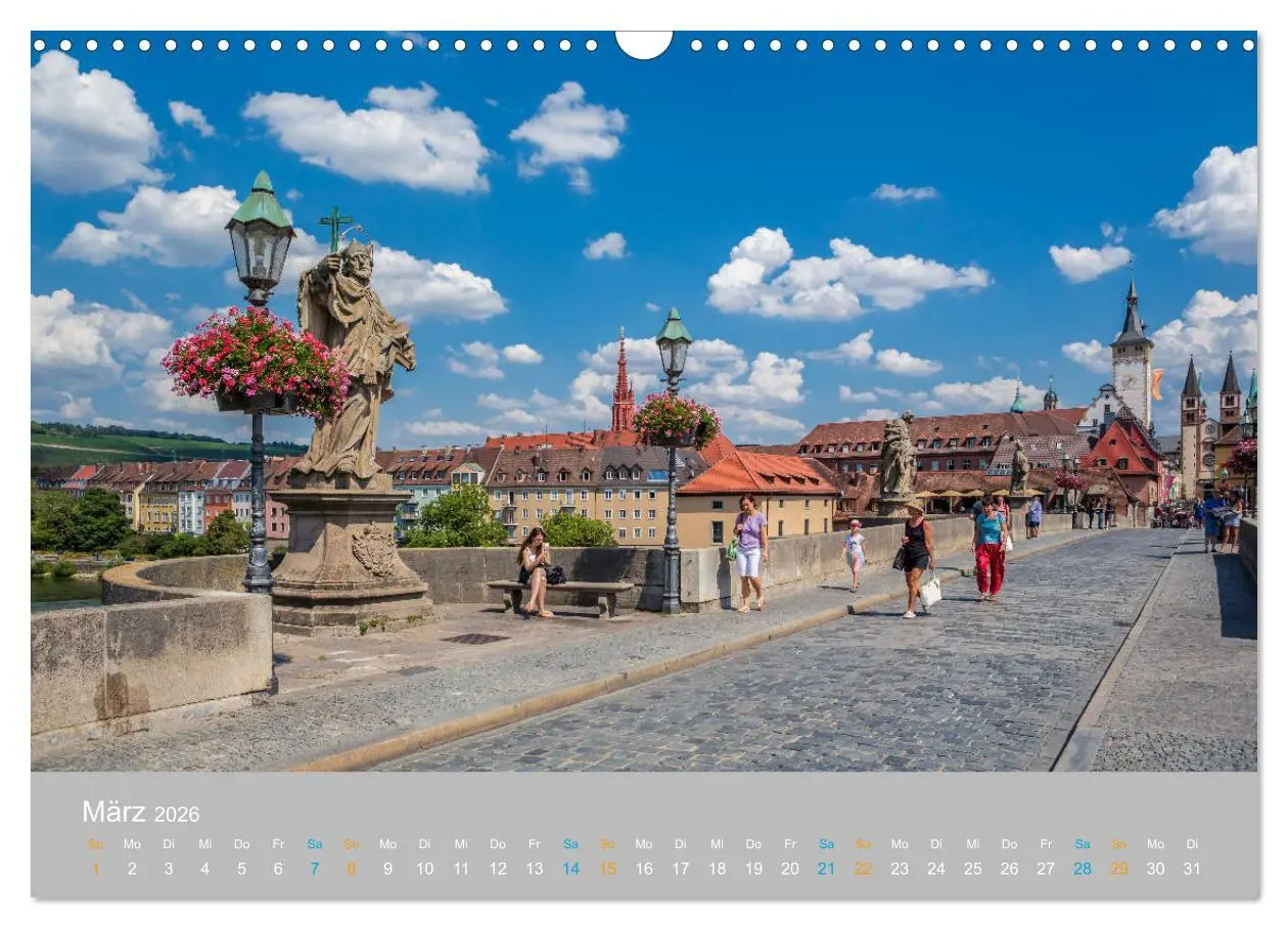Bild: 9783457789308 | Würzburg - Stadt der Kirchen (Wandkalender 2026 DIN A3 quer),...
