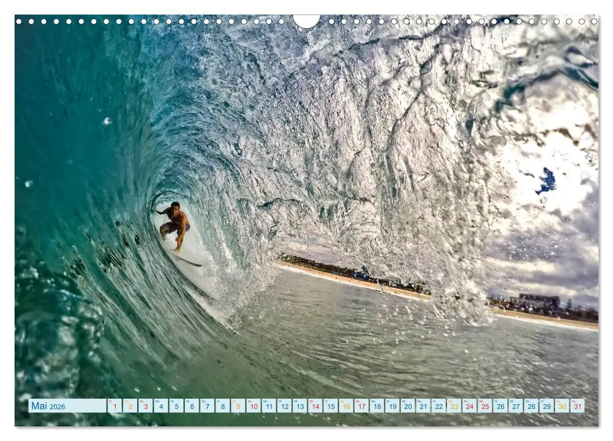Bild: 9783457859308 | Surfen - so cool (Wandkalender 2026 DIN A3 quer), CALVENDO...