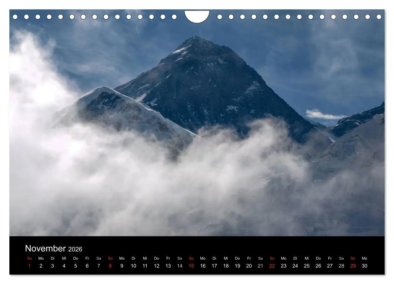 Bild: 9783516189308 | Majestätische Bergwelten - Der Everest Trek (Wandkalender 2026 DIN...