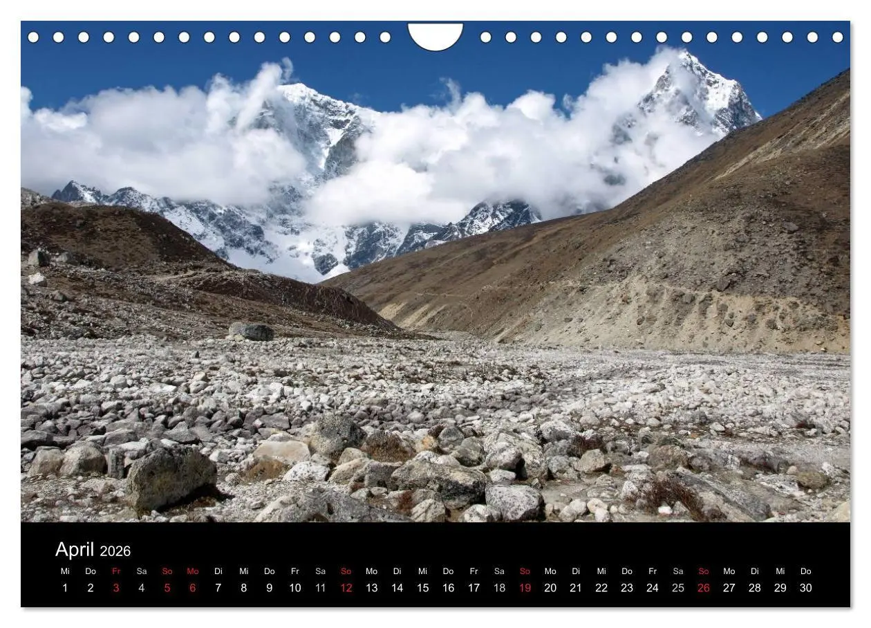 Bild: 9783516189308 | Majestätische Bergwelten - Der Everest Trek (Wandkalender 2026 DIN...