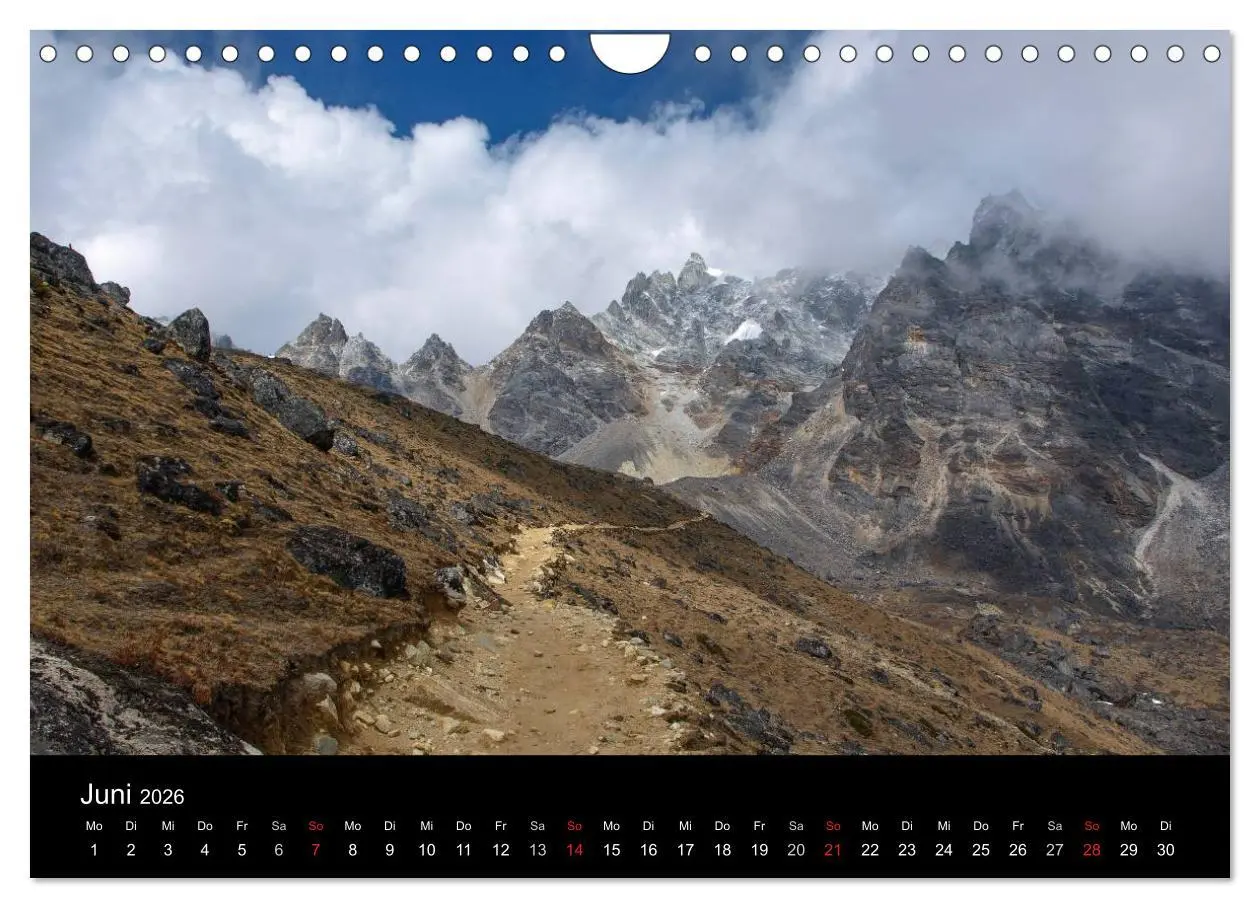 Bild: 9783516189308 | Majestätische Bergwelten - Der Everest Trek (Wandkalender 2026 DIN...