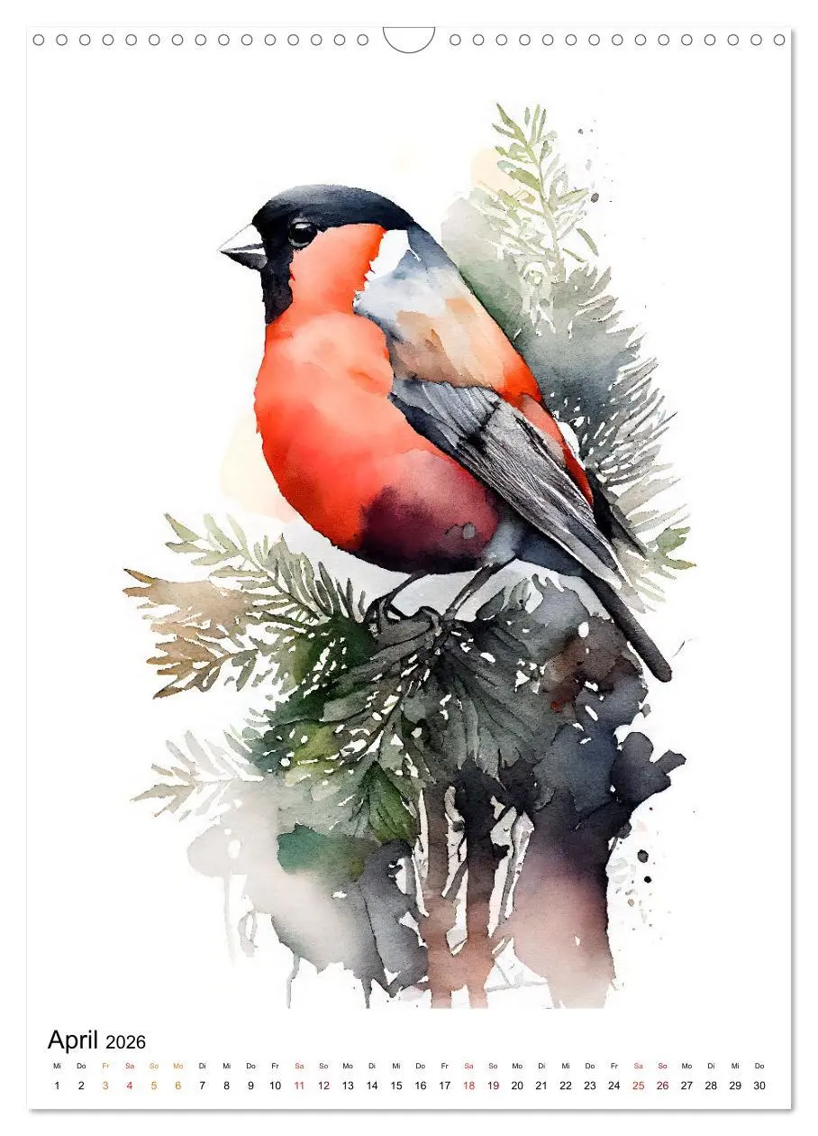 Bild: 9783516329308 | Waldtiere in Aquarell - Heimische Tierarten (Wandkalender 2026 DIN...