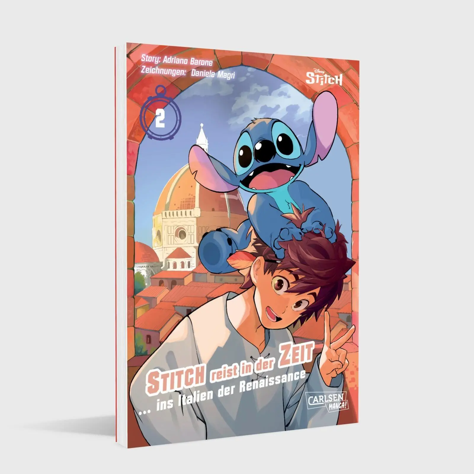Bild: 9783551809308 | Stitch reist in der Zeit 2 | ... in die Renaissance | Adriano Barone