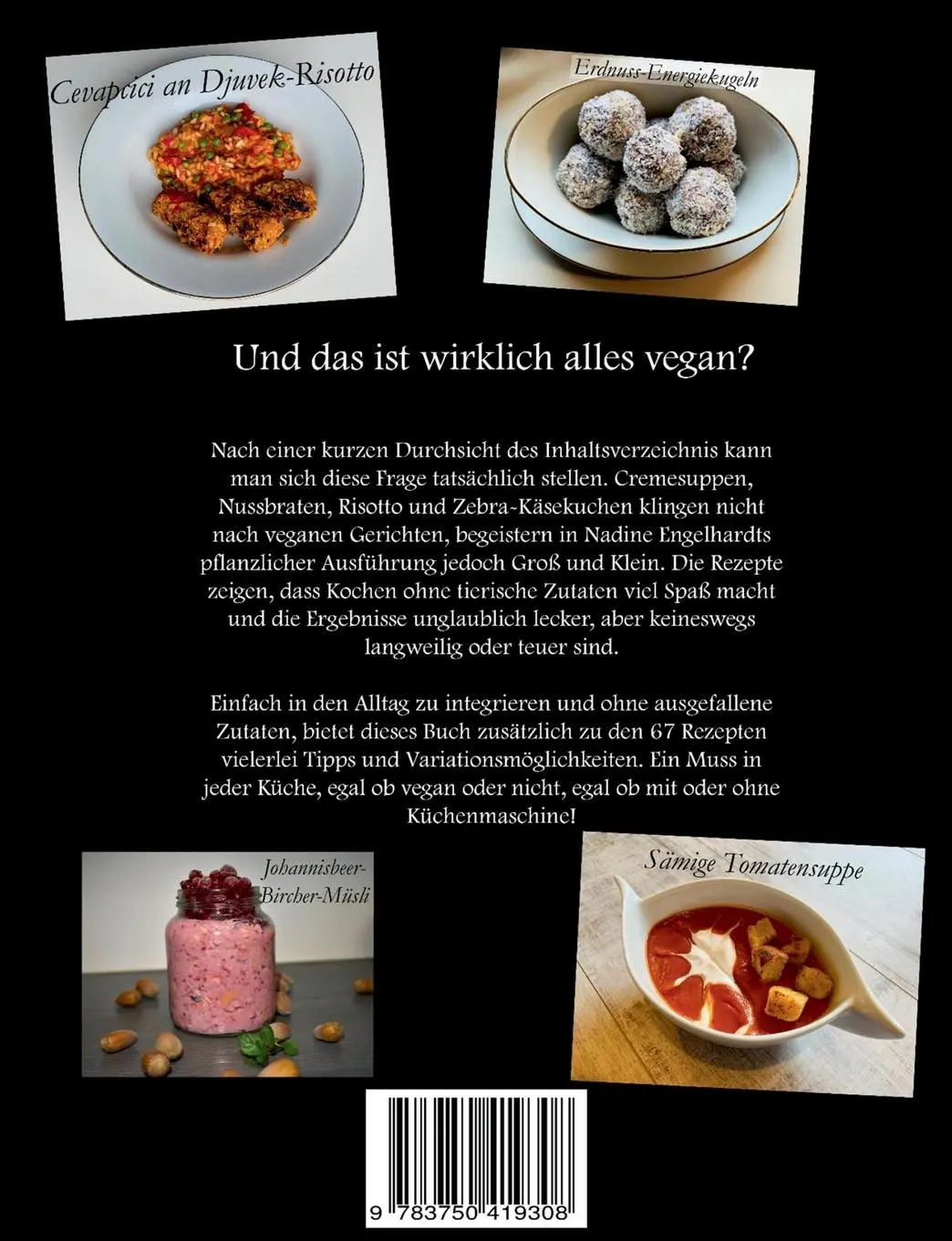 Rückseite: 9783750419308 | Vegan kochen mit Prep&amp;Cook | Nadine Engelhardt | Taschenbuch | 98 S.