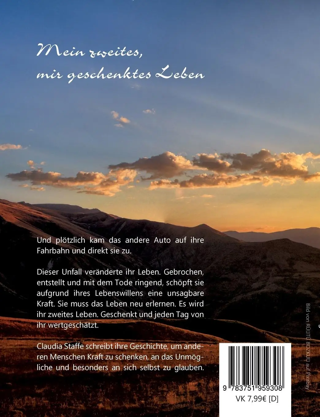 Rückseite: 9783751959308 | Mein zweites, mir geschenktes Leben | Ein Buch voller Mut und Kraft