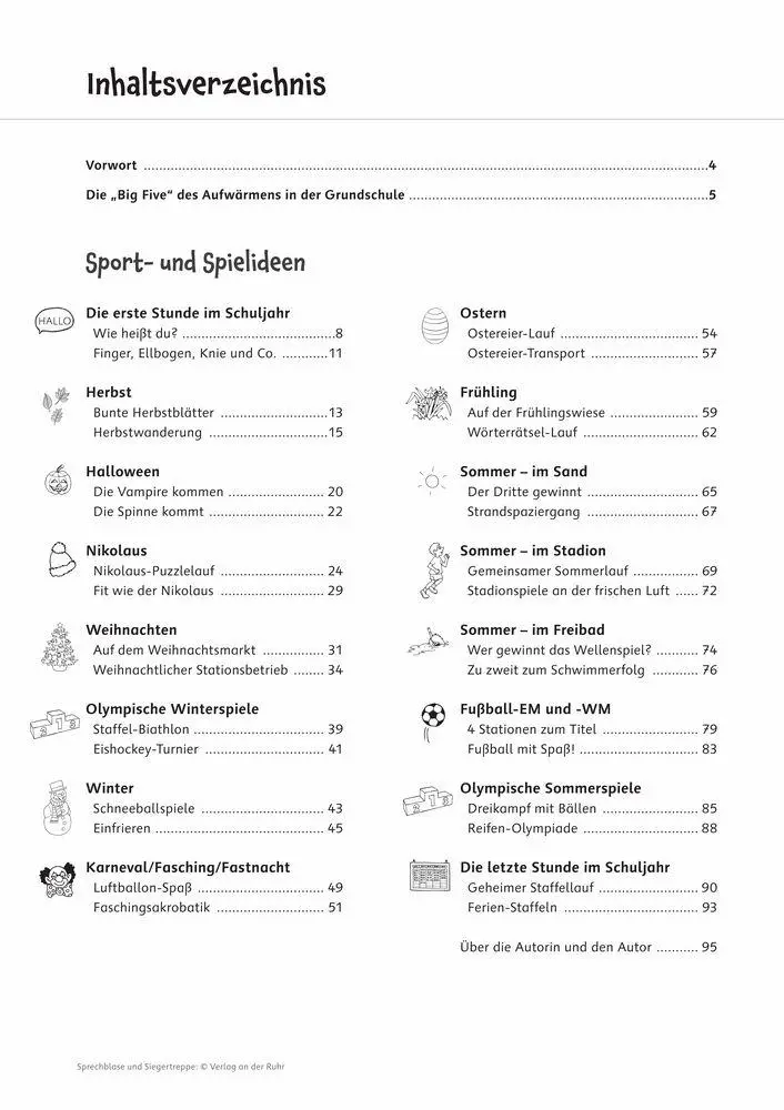 Bild: 9783834669308 | Sport- und Spielideen für das ganze Schuljahr | Reinschmidt (u. a.)