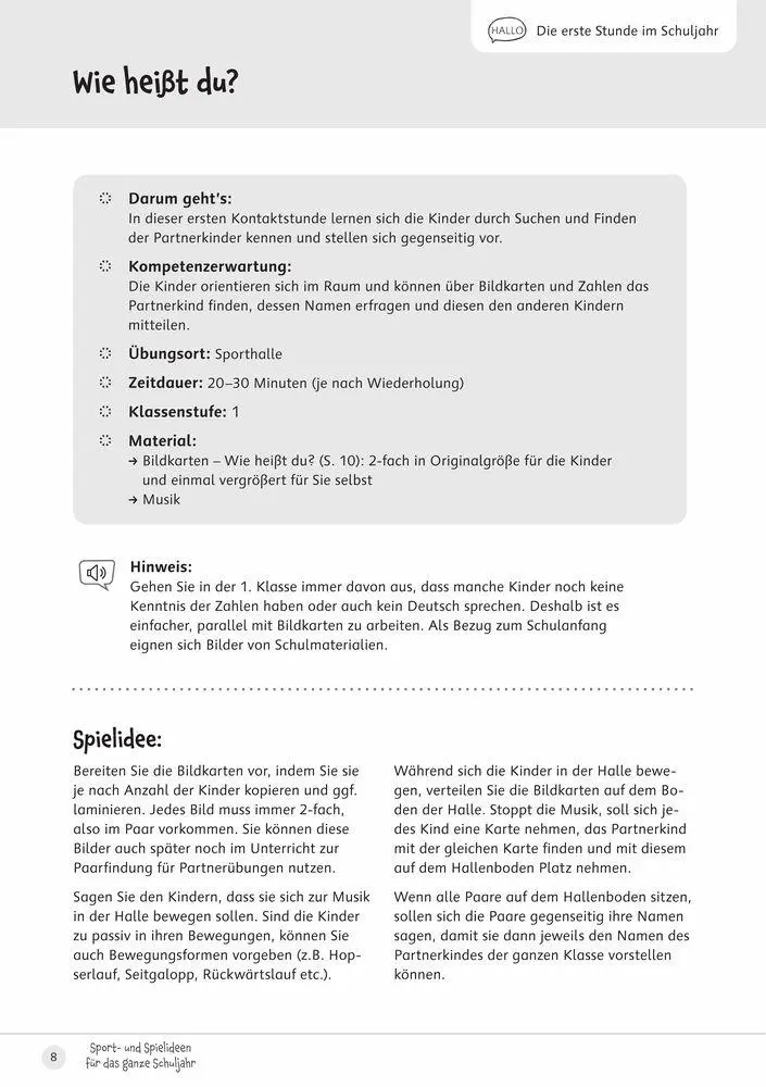 Bild: 9783834669308 | Sport- und Spielideen für das ganze Schuljahr | Reinschmidt (u. a.)