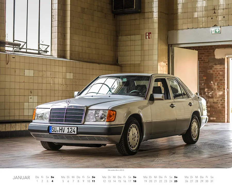 Bild: 9783966649308 | Mercedes Benz W 124 Kalender 2026 | Jan Strunk | Kalender | 14 S.