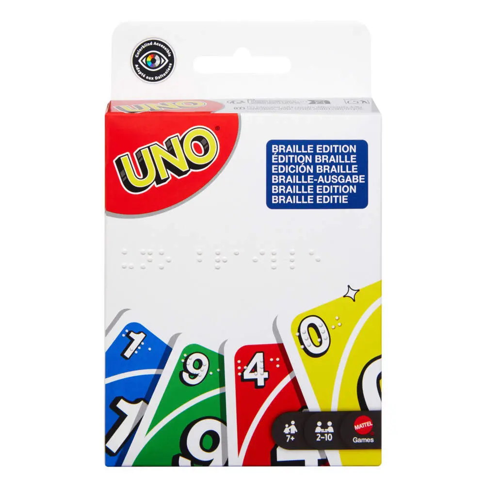 Cover: 194735379408 | UNO Braille | Spiel | Fensterkarton | JMK87 | Deutsch | 2026 | Mattel
