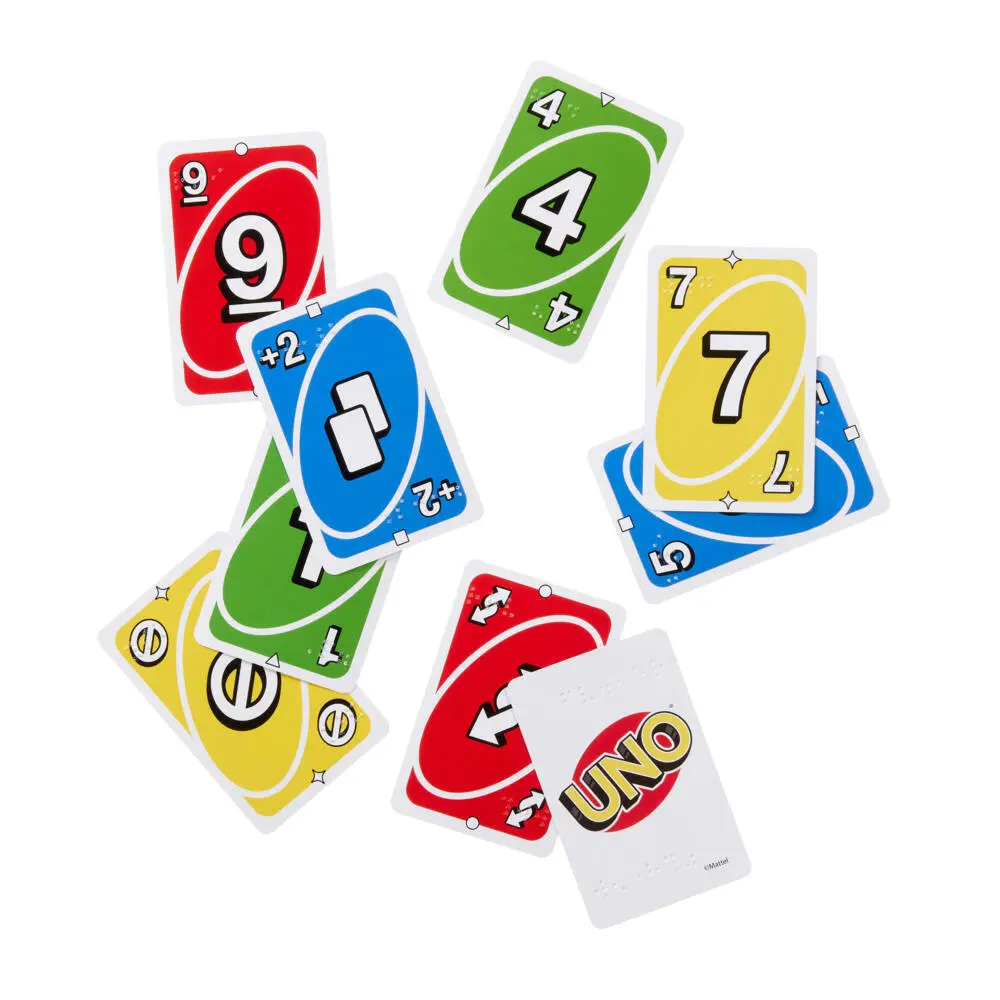 Bild: 194735379408 | UNO Braille | Spiel | Fensterkarton | JMK87 | Deutsch | 2026 | Mattel