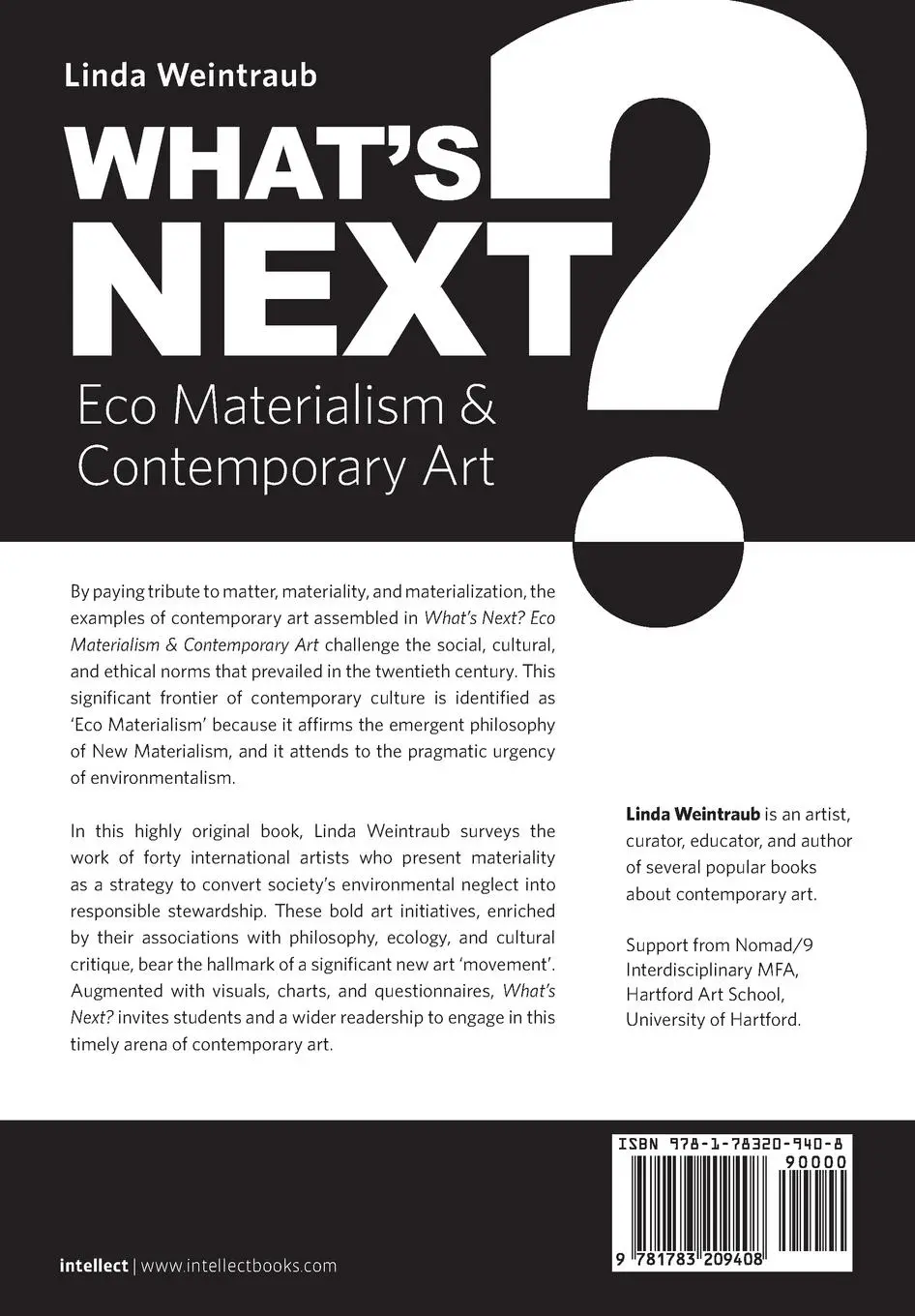 Rückseite: 9781783209408 | What's Next? | Eco Materialism and Contemporary Art | Linda Weintraub