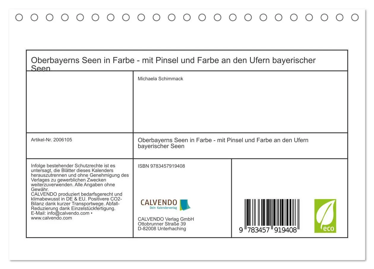 Bild: 9783457919408 | Oberbayerns Seen in Farbe - mit Pinsel und Farbe an den Ufern...