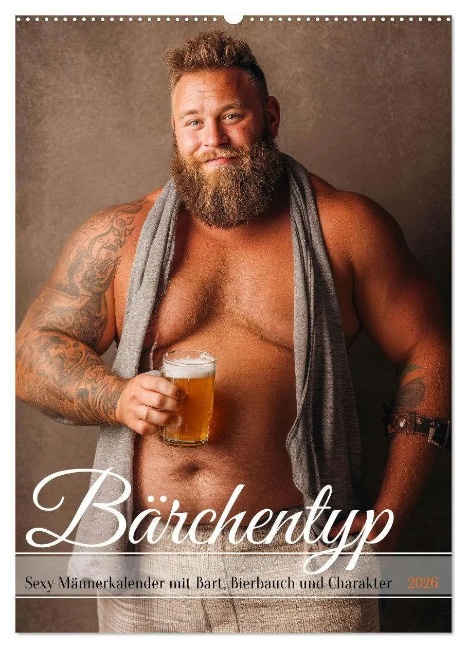 Cover: 9783516629408 | Bärchentyp - Sexy Männerkalender mit Bart, Bierbauch und Charakter...