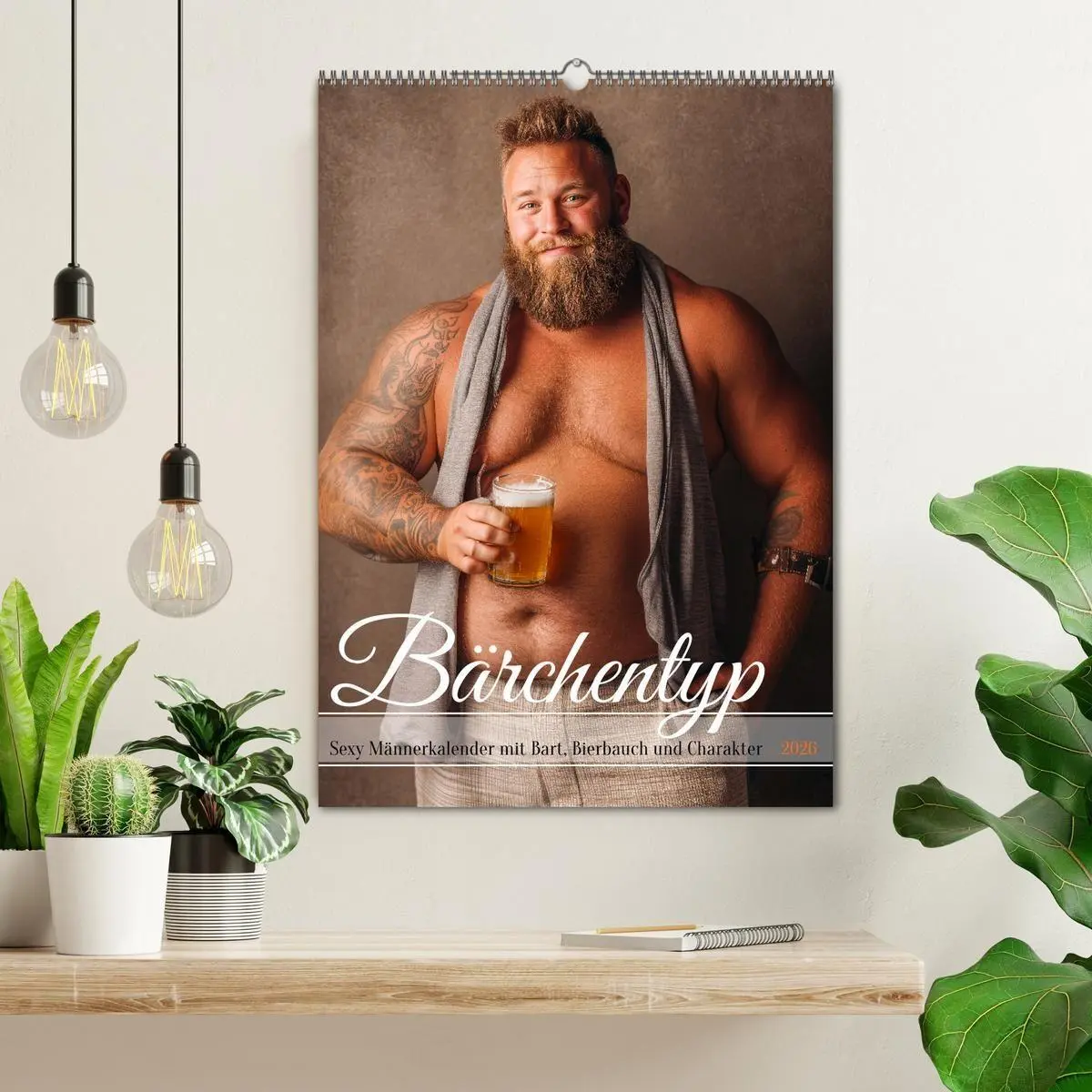 Bild: 9783516629408 | Bärchentyp - Sexy Männerkalender mit Bart, Bierbauch und Charakter...