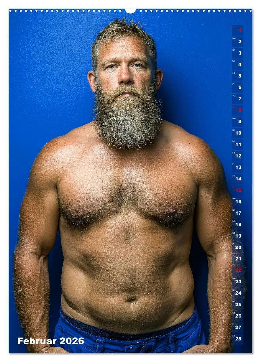 Bild: 9783516629408 | Bärchentyp - Sexy Männerkalender mit Bart, Bierbauch und Charakter...