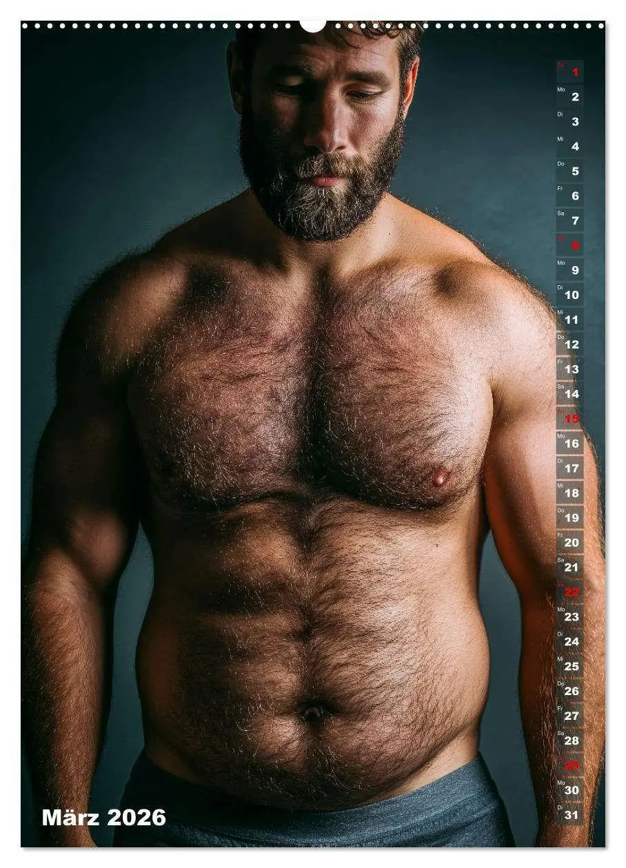Bild: 9783516629408 | Bärchentyp - Sexy Männerkalender mit Bart, Bierbauch und Charakter...