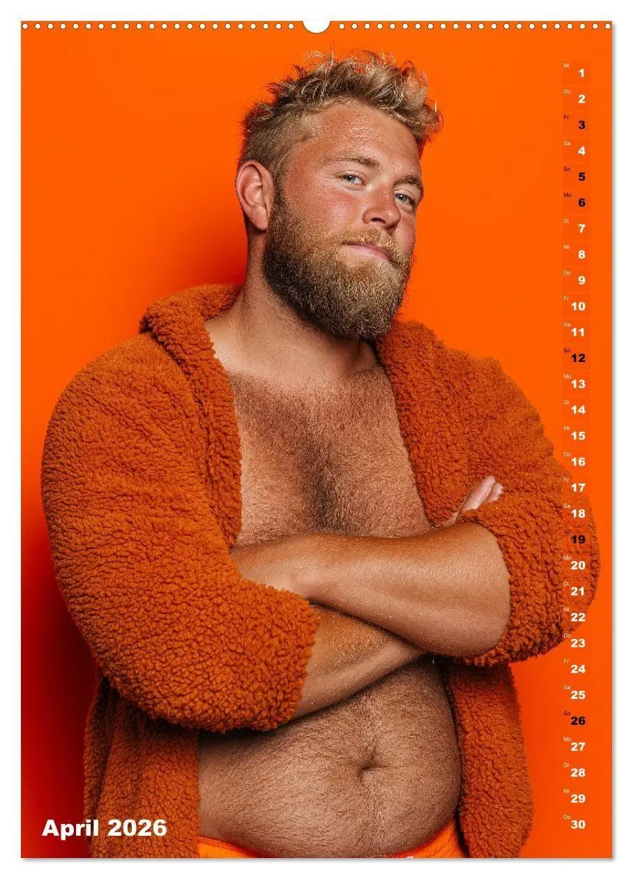 Bild: 9783516629408 | Bärchentyp - Sexy Männerkalender mit Bart, Bierbauch und Charakter...