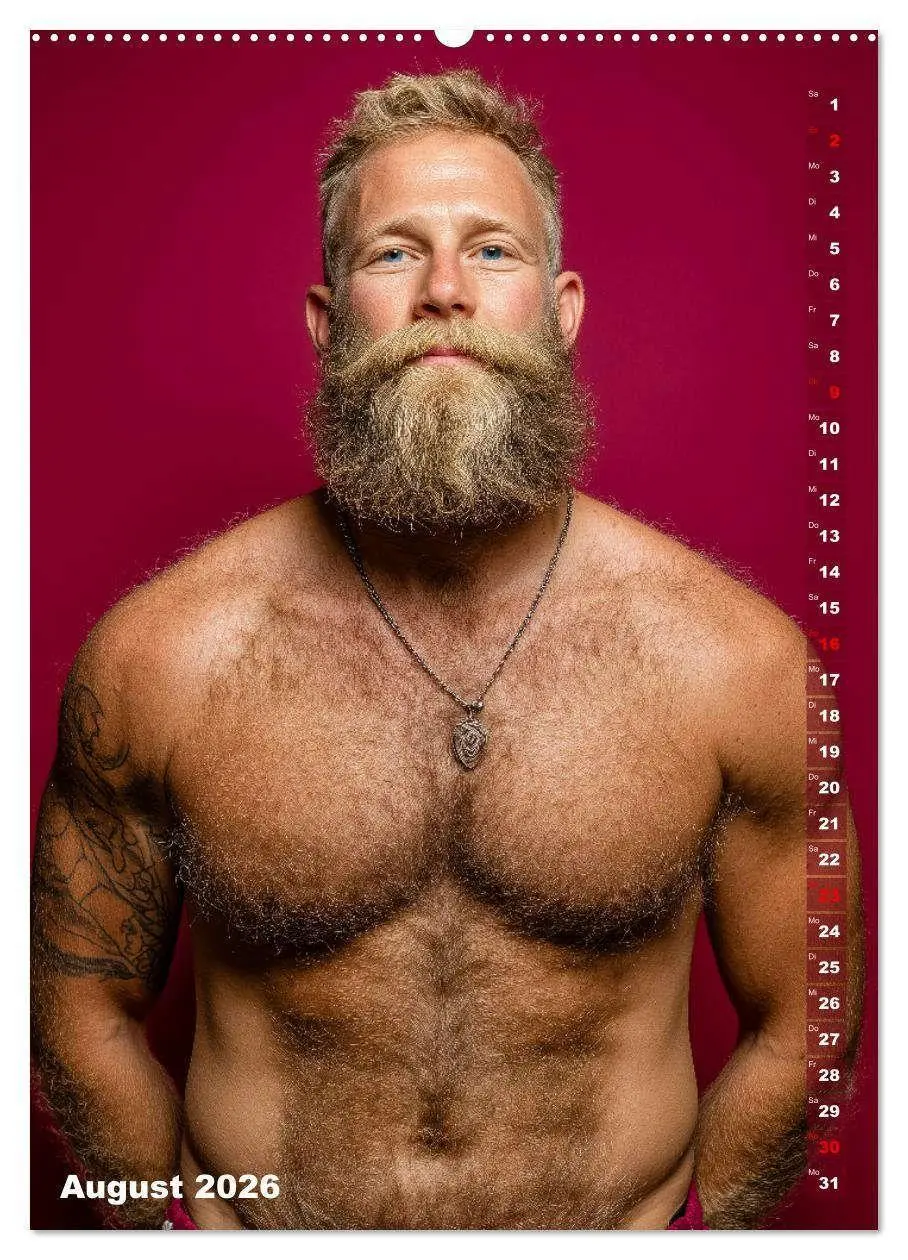 Bild: 9783516629408 | Bärchentyp - Sexy Männerkalender mit Bart, Bierbauch und Charakter...