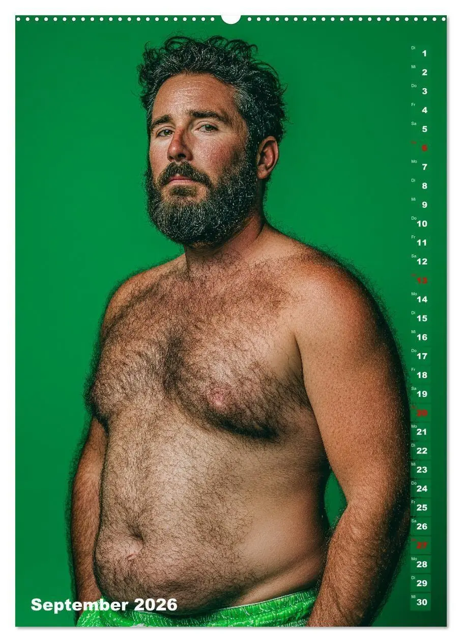 Bild: 9783516629408 | Bärchentyp - Sexy Männerkalender mit Bart, Bierbauch und Charakter...