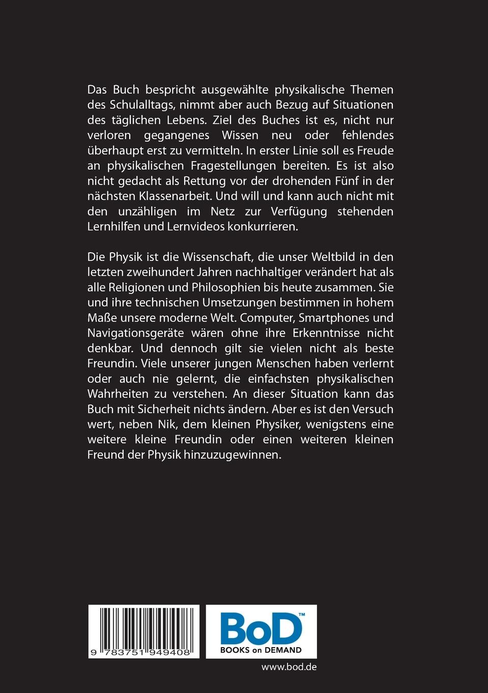 Rückseite: 9783751949408 | Nik, der kleine Physiker | Klaus Becker | Taschenbuch | 416 S. | 2020