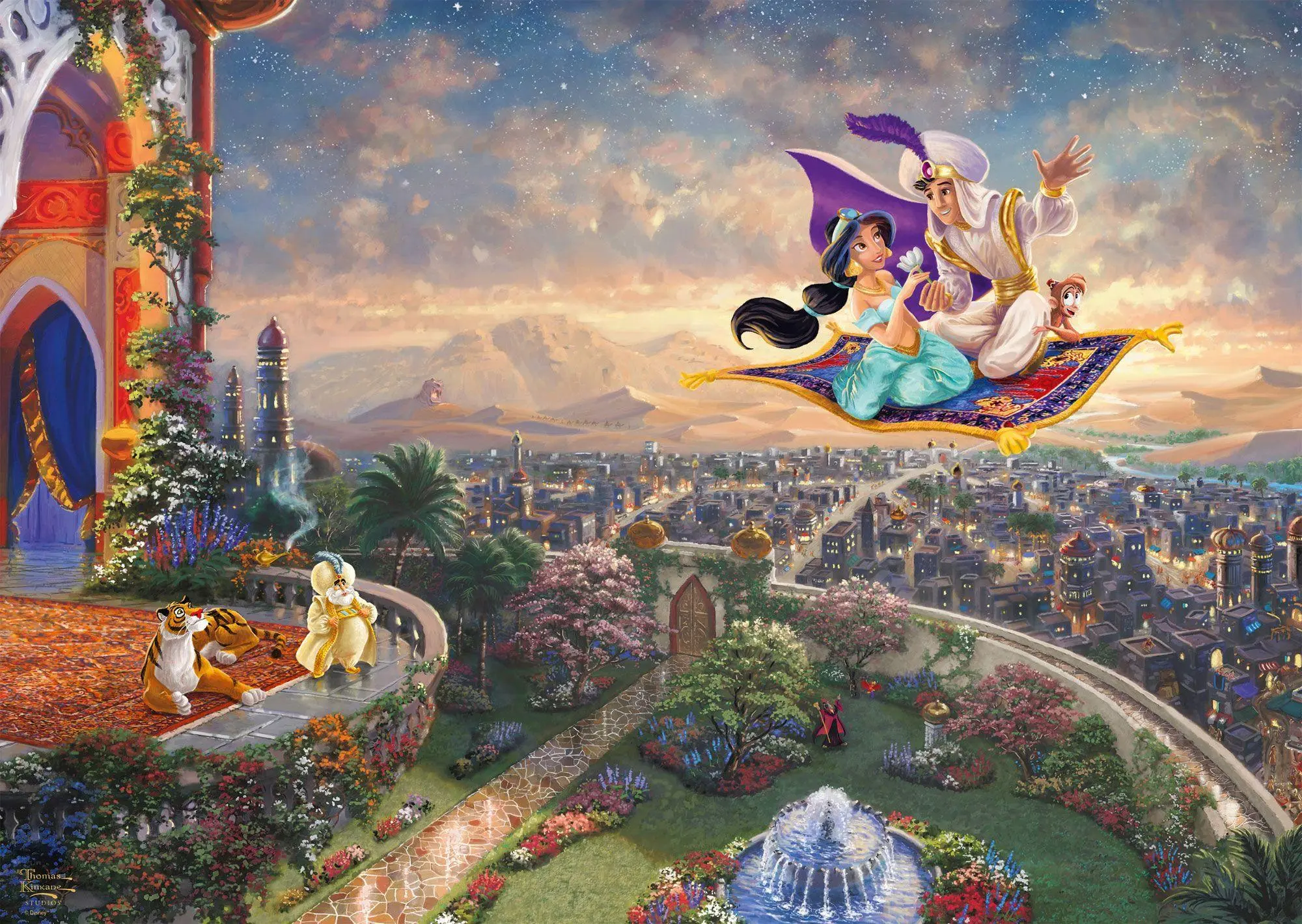 Bild: 4001504599508 | Disney, Aladdin. Kinkade Collection 1.000 Teile | Erwachsenenpuzzle