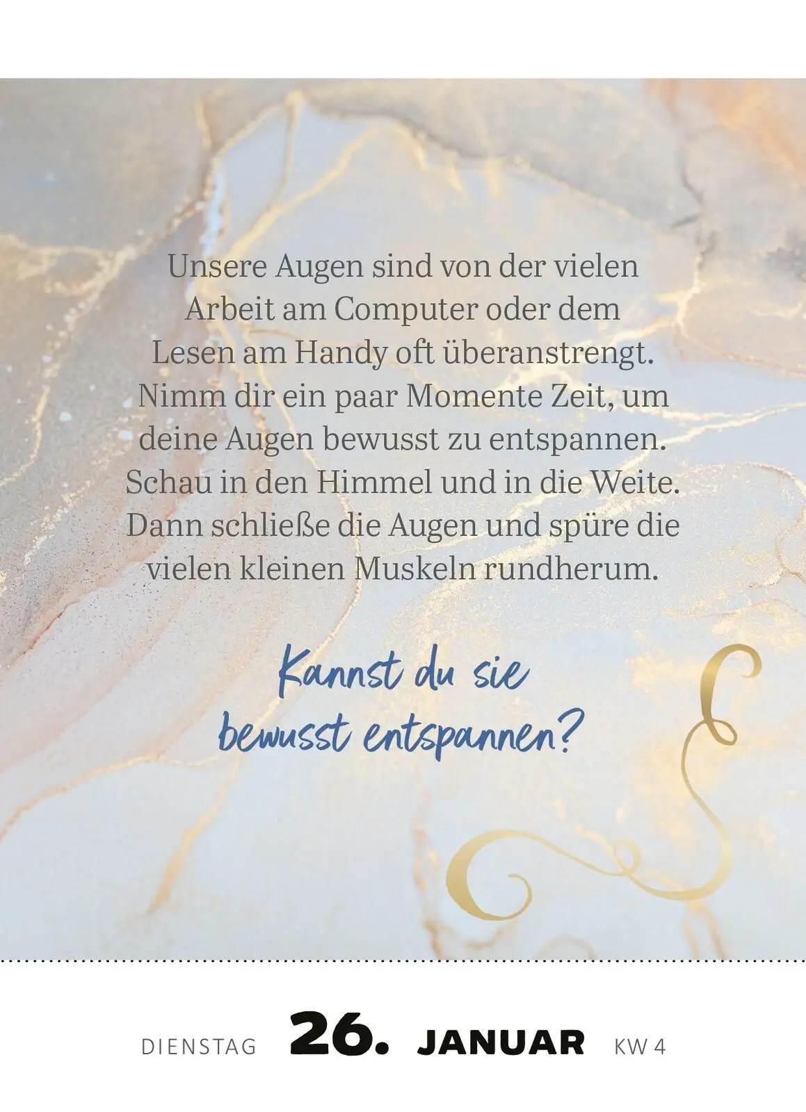 Bild: 4014489139508 | Abreißkalender Achtsamkeit für dich 2027 | Kalender | 640 S. | Deutsch