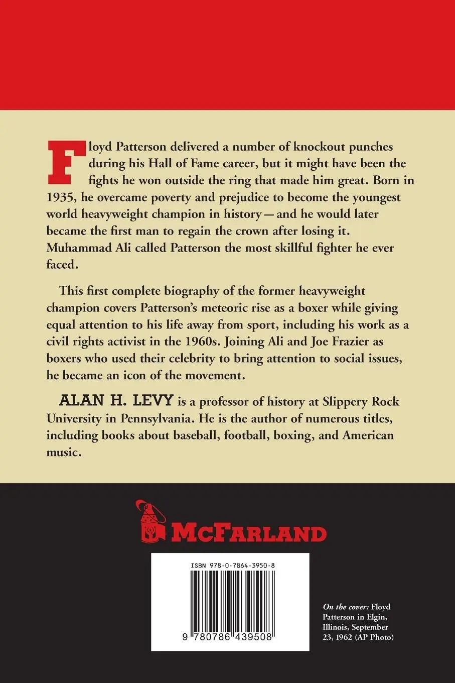 Rückseite: 9780786439508 | Floyd Patterson | A Boxer and a Gentleman | Alan H. Levy | Taschenbuch