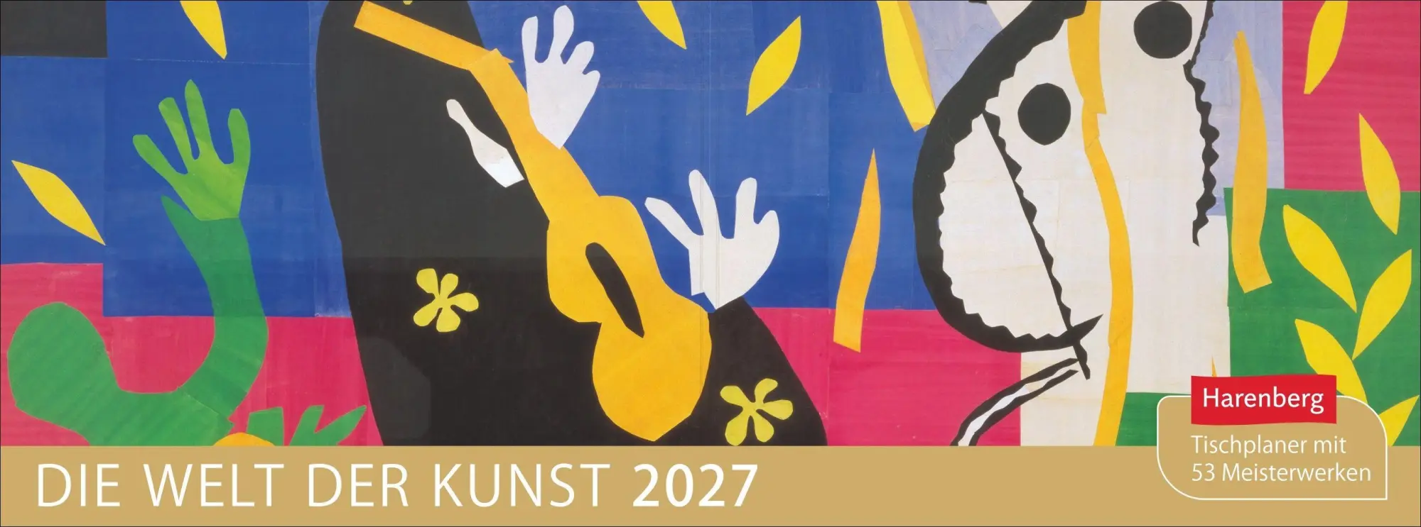 Cover: 9783840039508 | Die Welt der Kunst Premium-Tischplaner 2027 - Wochenkalender mit 53...
