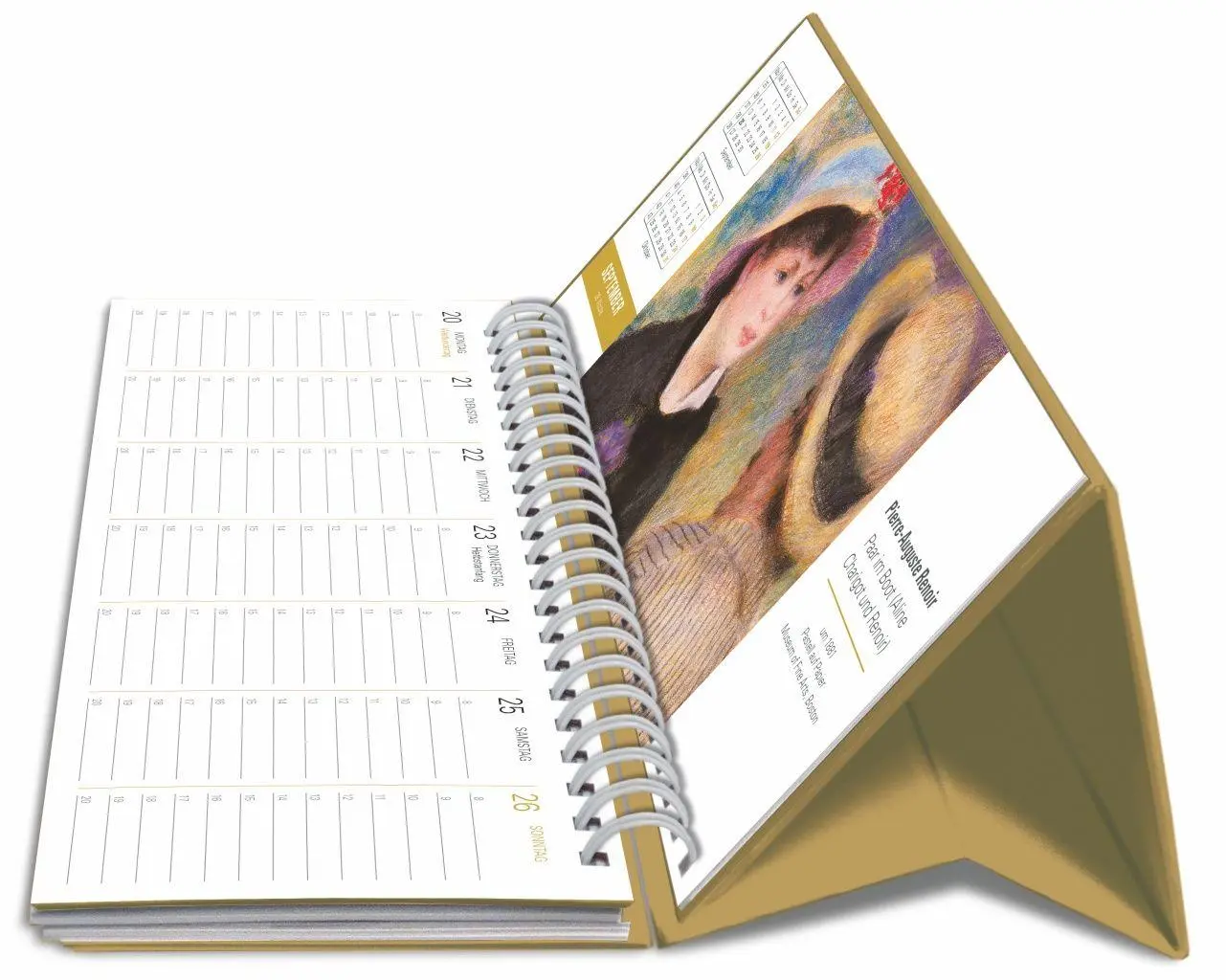 Bild: 9783840039508 | Die Welt der Kunst Premium-Tischplaner 2027 - Wochenkalender mit 53...