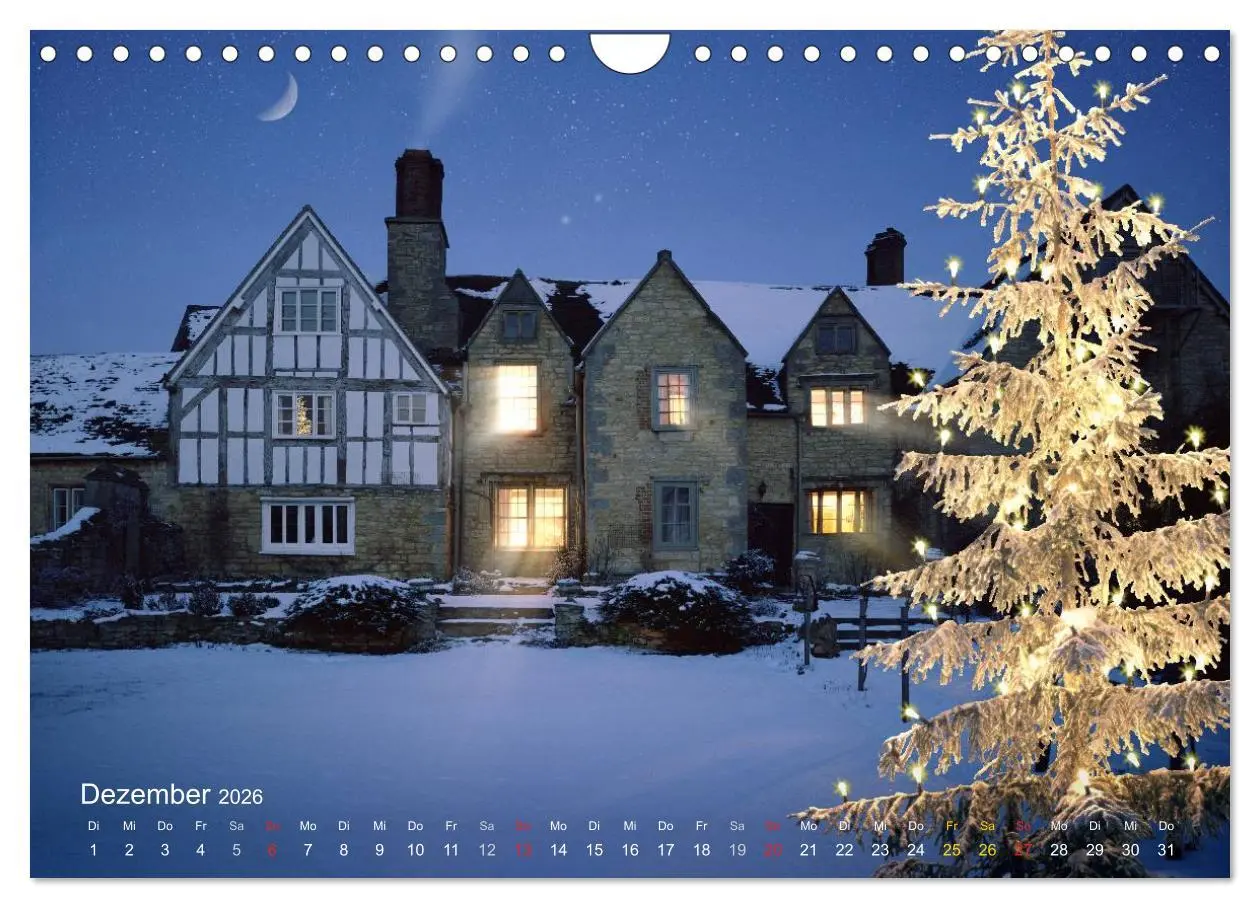 Bild: 9783516089608 | Mondnacht (Wandkalender 2026 DIN A4 quer), CALVENDO Monatskalender