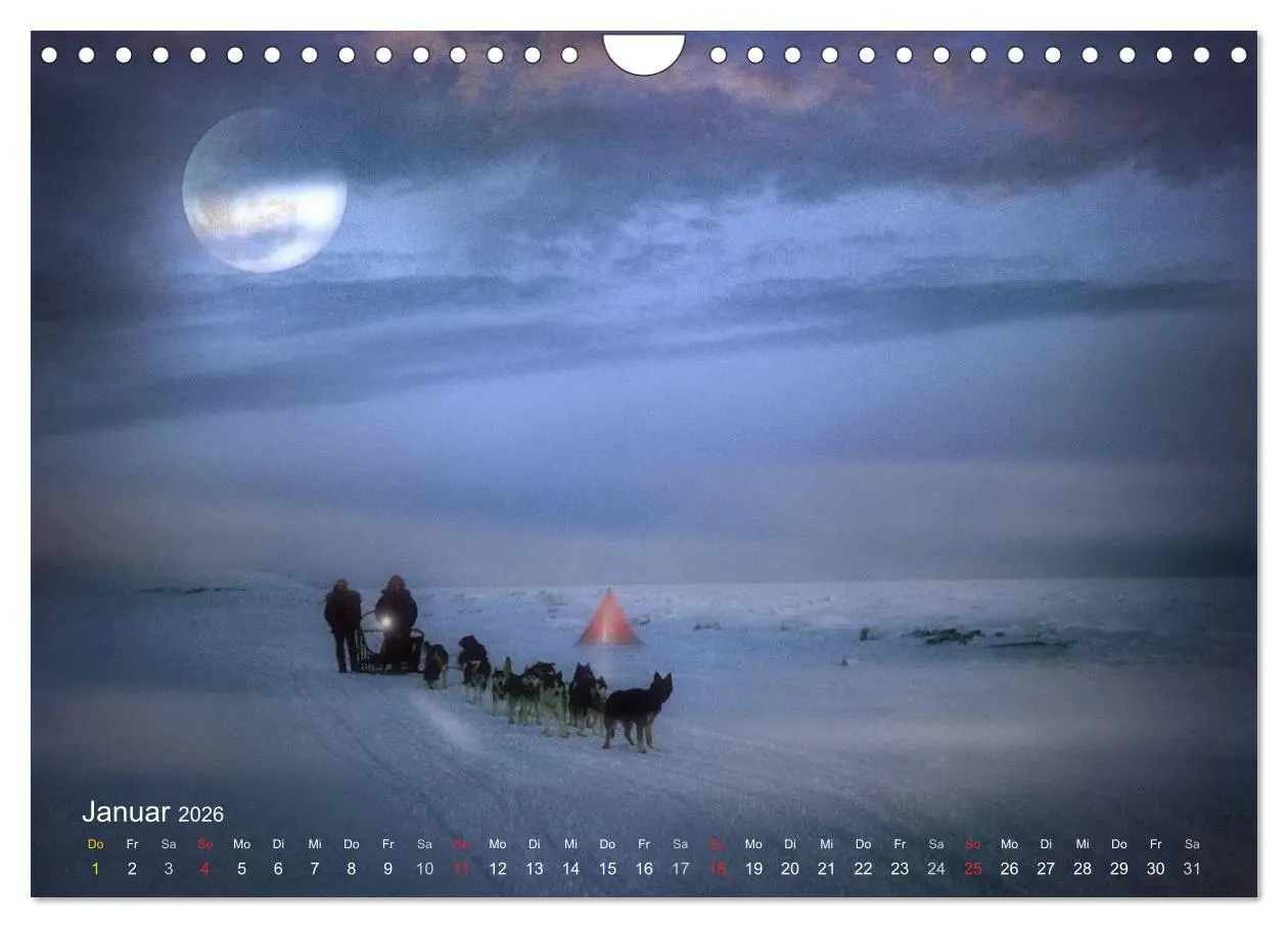 Bild: 9783516089608 | Mondnacht (Wandkalender 2026 DIN A4 quer), CALVENDO Monatskalender