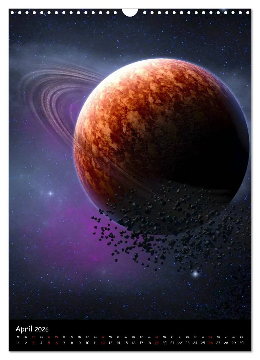 Bild: 9783516469608 | Die Welt der Planeten (Wandkalender 2026 DIN A3 hoch), CALVENDO...