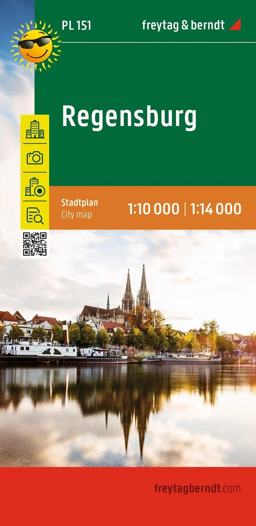 Cover: 9783707919608 | Regensburg, Stadtplan 1:14.000 | Freytag-Berndt und Artaria KG | 2021
