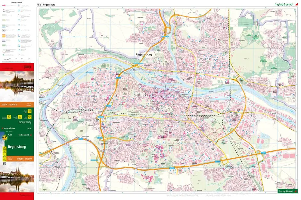 Bild: 9783707919608 | Regensburg, Stadtplan 1:14.000 | Freytag-Berndt und Artaria KG | 2021