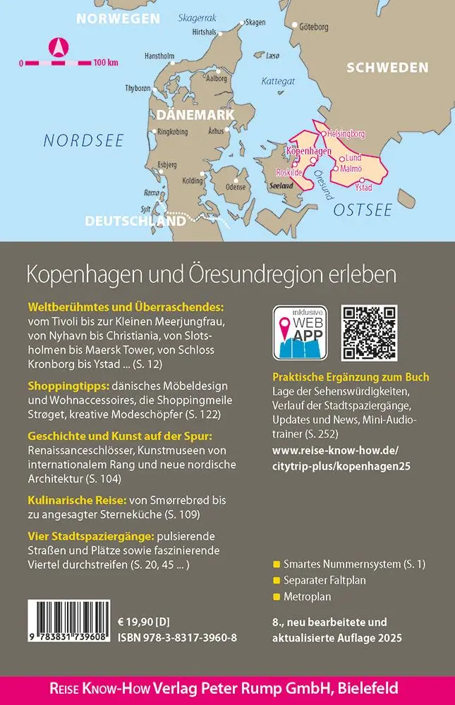 Rückseite: 9783831739608 | Reise Know-How Reiseführer Kopenhagen und Öresundregion mit Malmö,...