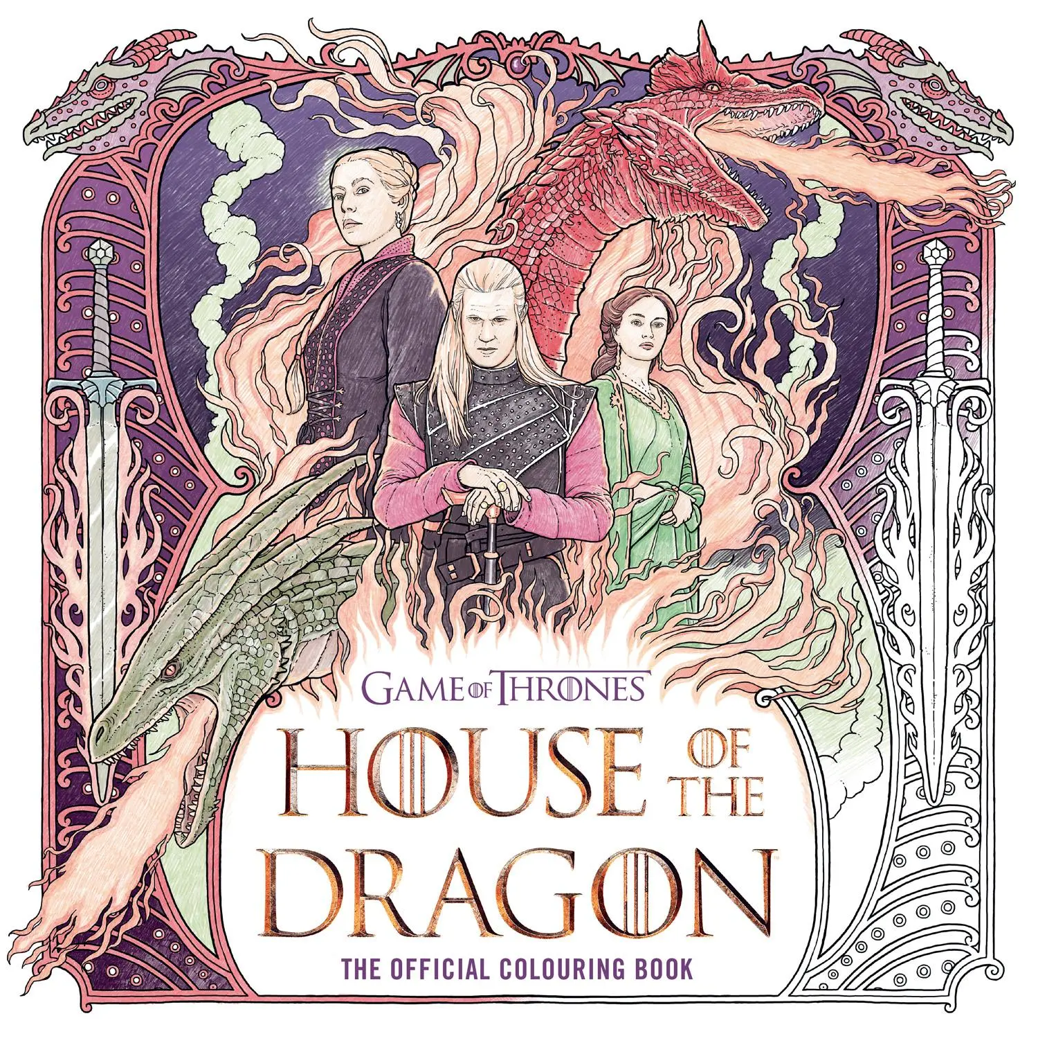 Cover: 9780008719708 | House of the Dragon: The Official Colouring Book | Random House Worlds