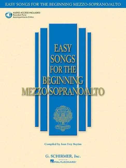 Cover: 9780634019708 | Easy Songs for the Beginning Mezzo-Soprano/Alto Vocal Sheet Music...