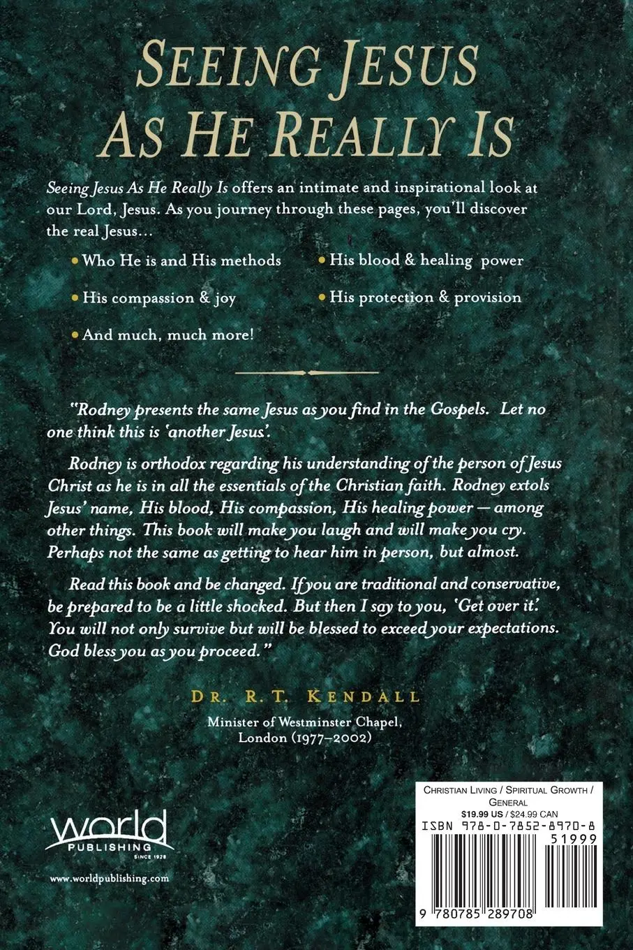 Rückseite: 9780785289708 | The Seeing Jesus as He Really Is | Rodney Howard-Browne | Taschenbuch