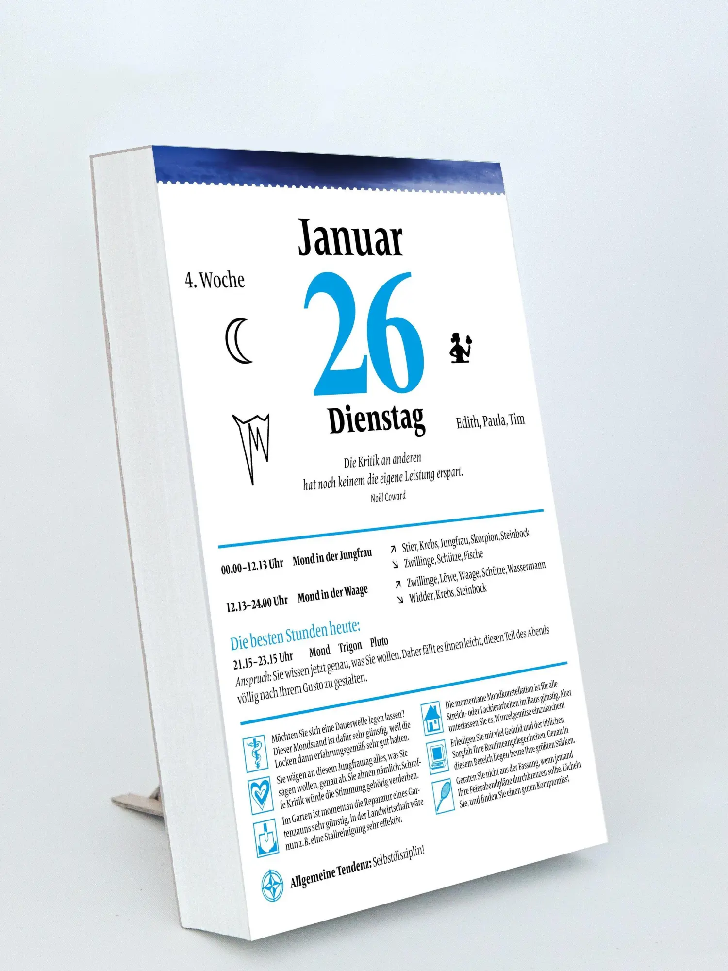 Bild: 9783453239708 | Mondkalender für jeden Tag 2027 | Helga Föger | Kalender | 392 S.