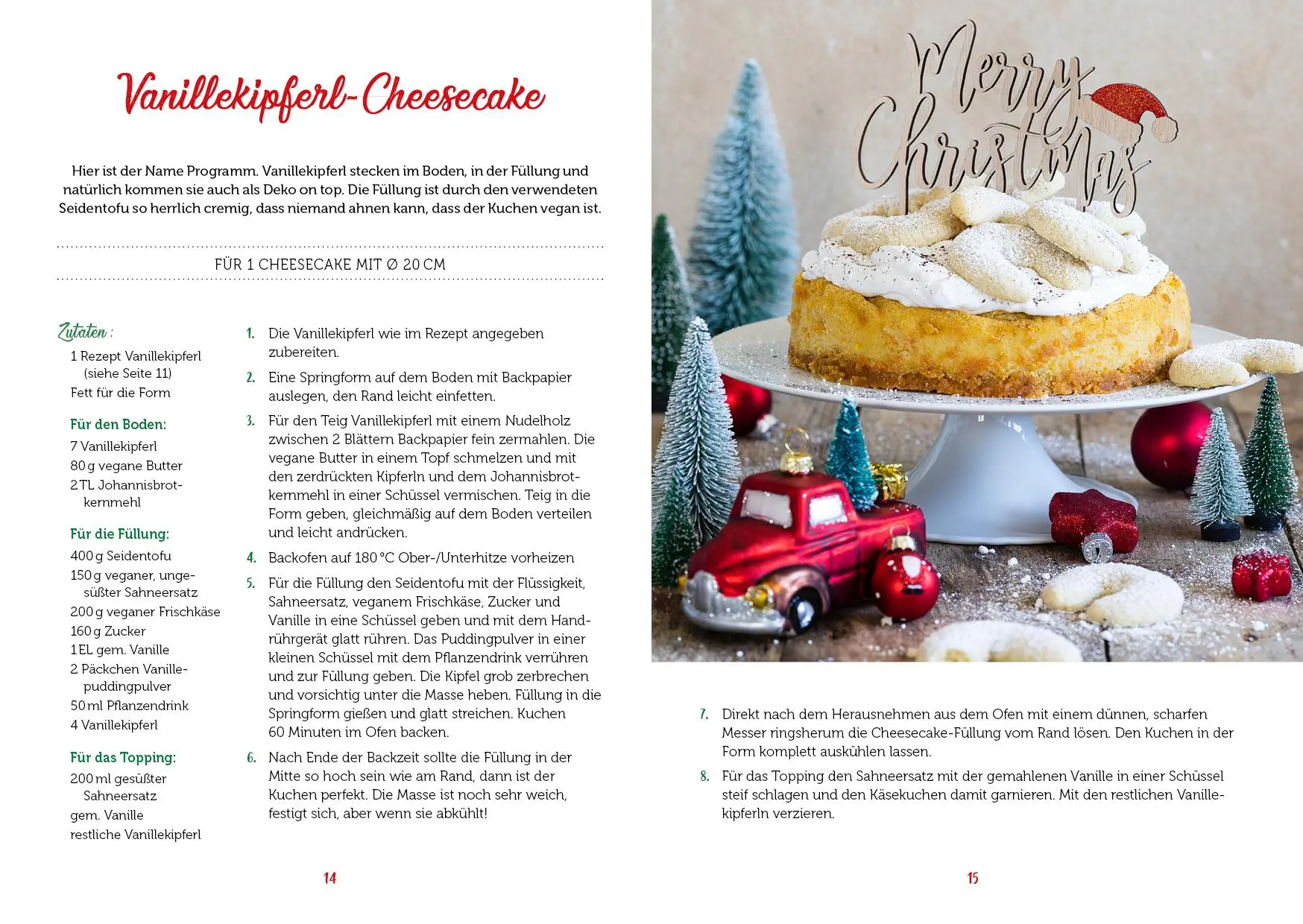 Bild: 9783742319708 | Vegan backen für Weihnachten | Stephanie Just | Taschenbuch | 64 S.