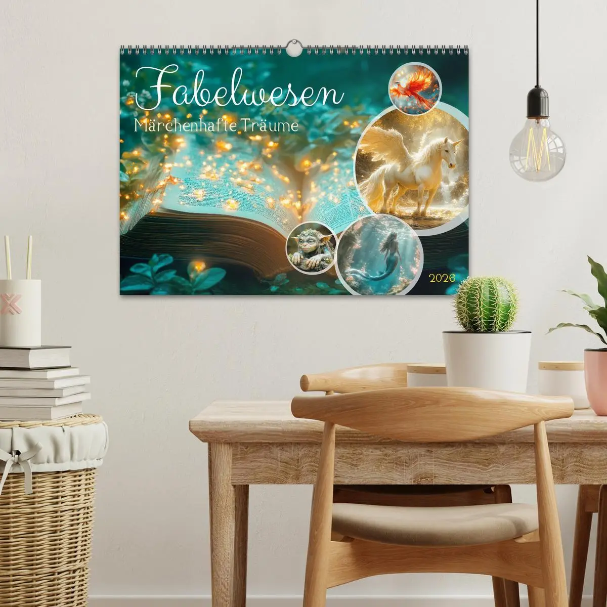 Bild: 9783457359808 | FABELWESEN Märchenhafte Träume (Wandkalender 2026 DIN A3 quer),...