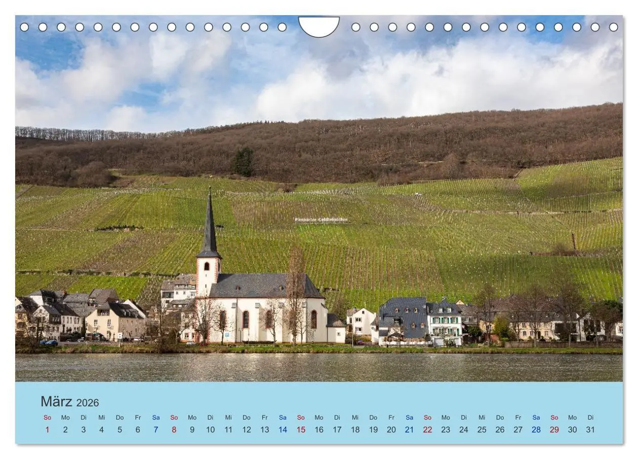 Bild: 9783516209808 | Moselansichten (Wandkalender 2026 DIN A4 quer), CALVENDO...