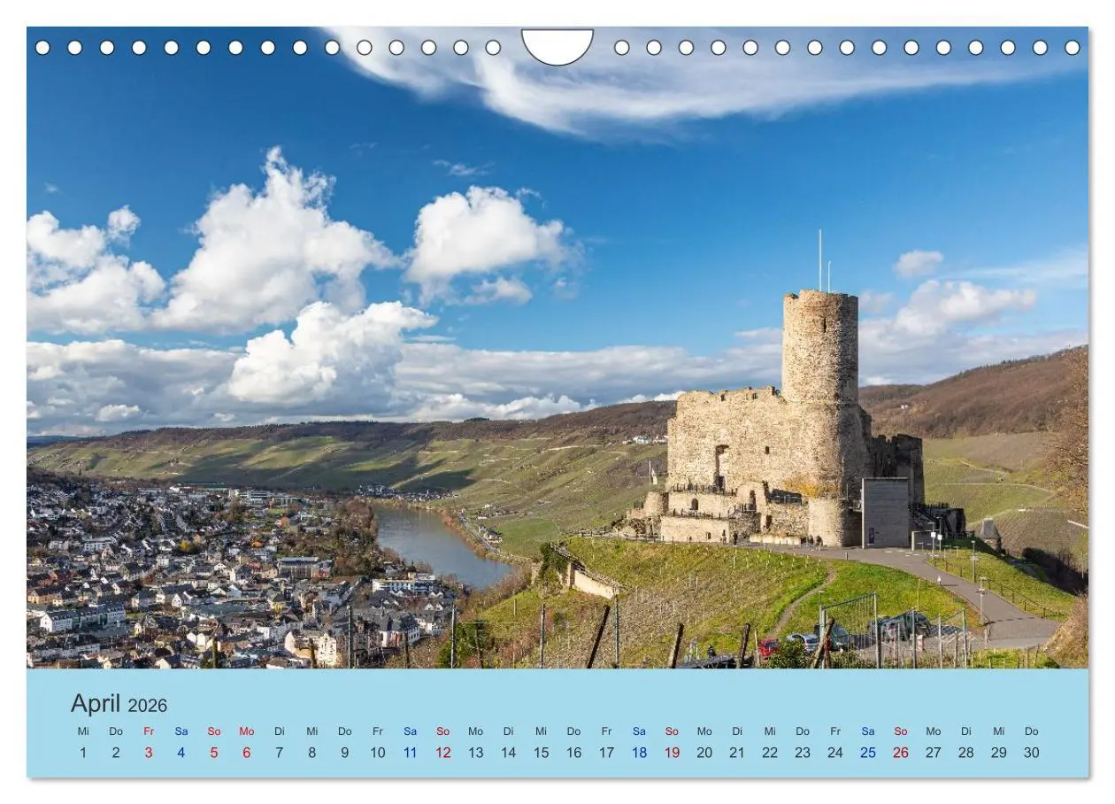 Bild: 9783516209808 | Moselansichten (Wandkalender 2026 DIN A4 quer), CALVENDO...