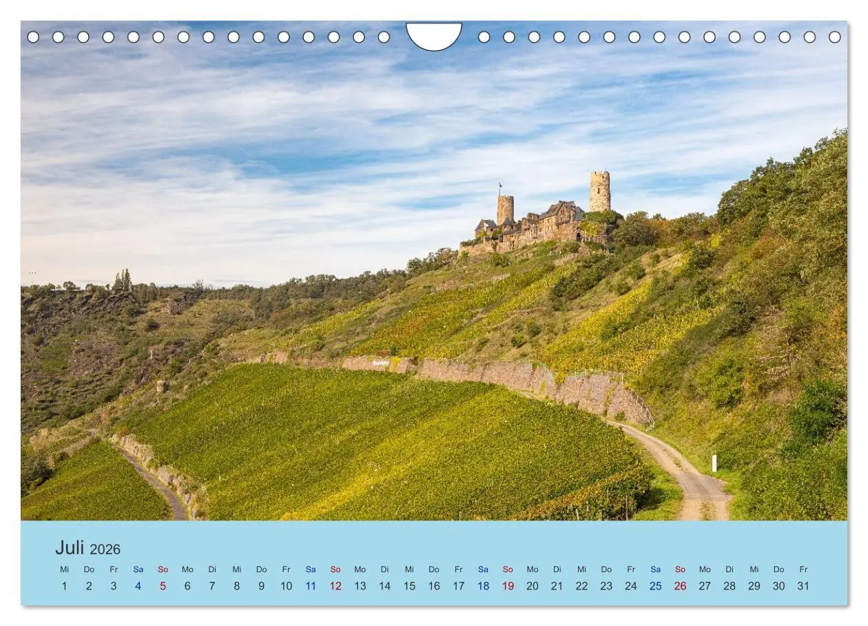 Bild: 9783516209808 | Moselansichten (Wandkalender 2026 DIN A4 quer), CALVENDO...