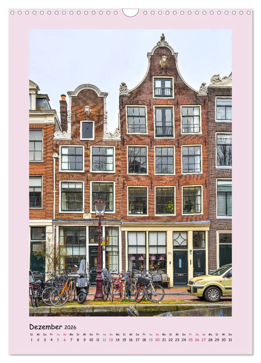 Bild: 9783516379808 | Amsterdam - Alles nur Fassade (Wandkalender 2026 DIN A3 hoch),...
