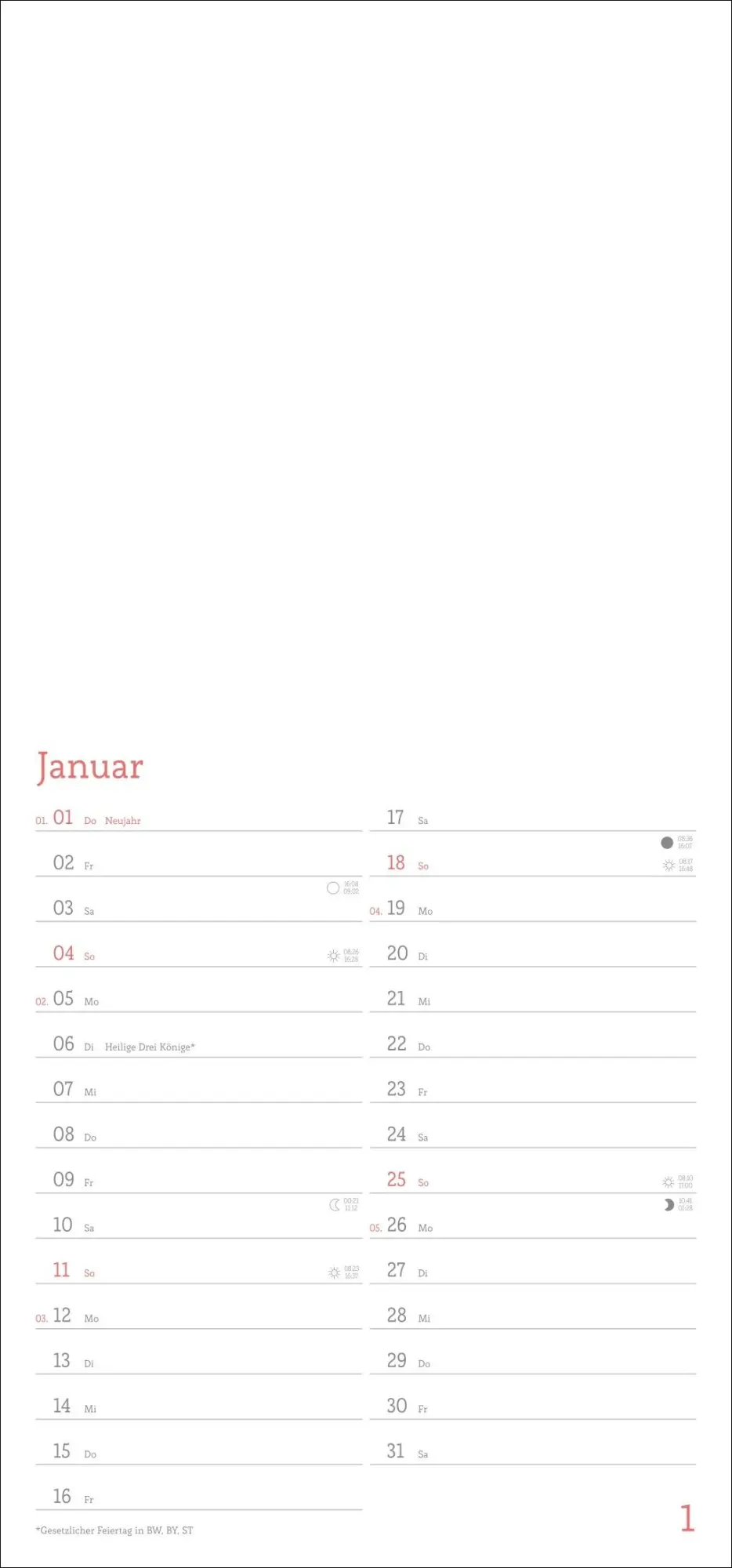 Bild: 9783756409808 | Fotokalender zum Selbstgestalten 2026 | Heye | Kalender | 14 S. | 2026
