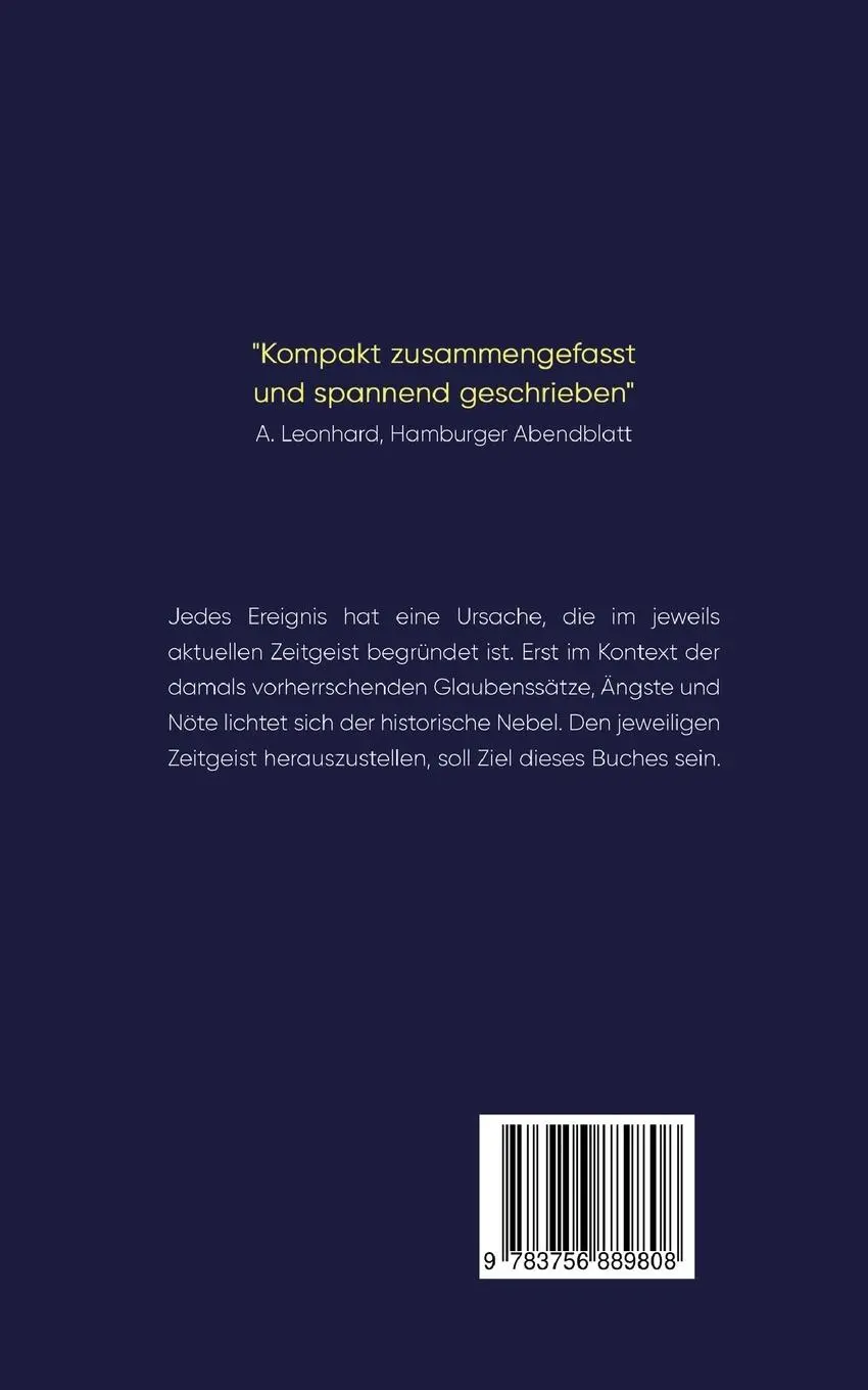 Rückseite: 9783756889808 | Zeitgeist | Ein deutsches Drama in vier Akten 1871 - 1945 | Isdepski