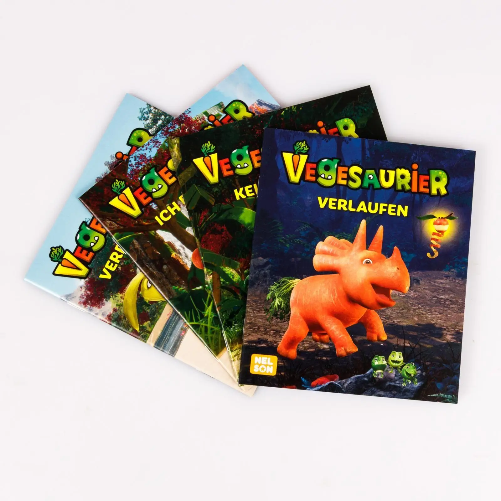 Bild: 9783845129808 | Nelson Mini-Bücher: 4er Vegesaurier 1-4 | 4 Bücher im Set | Box | 2026