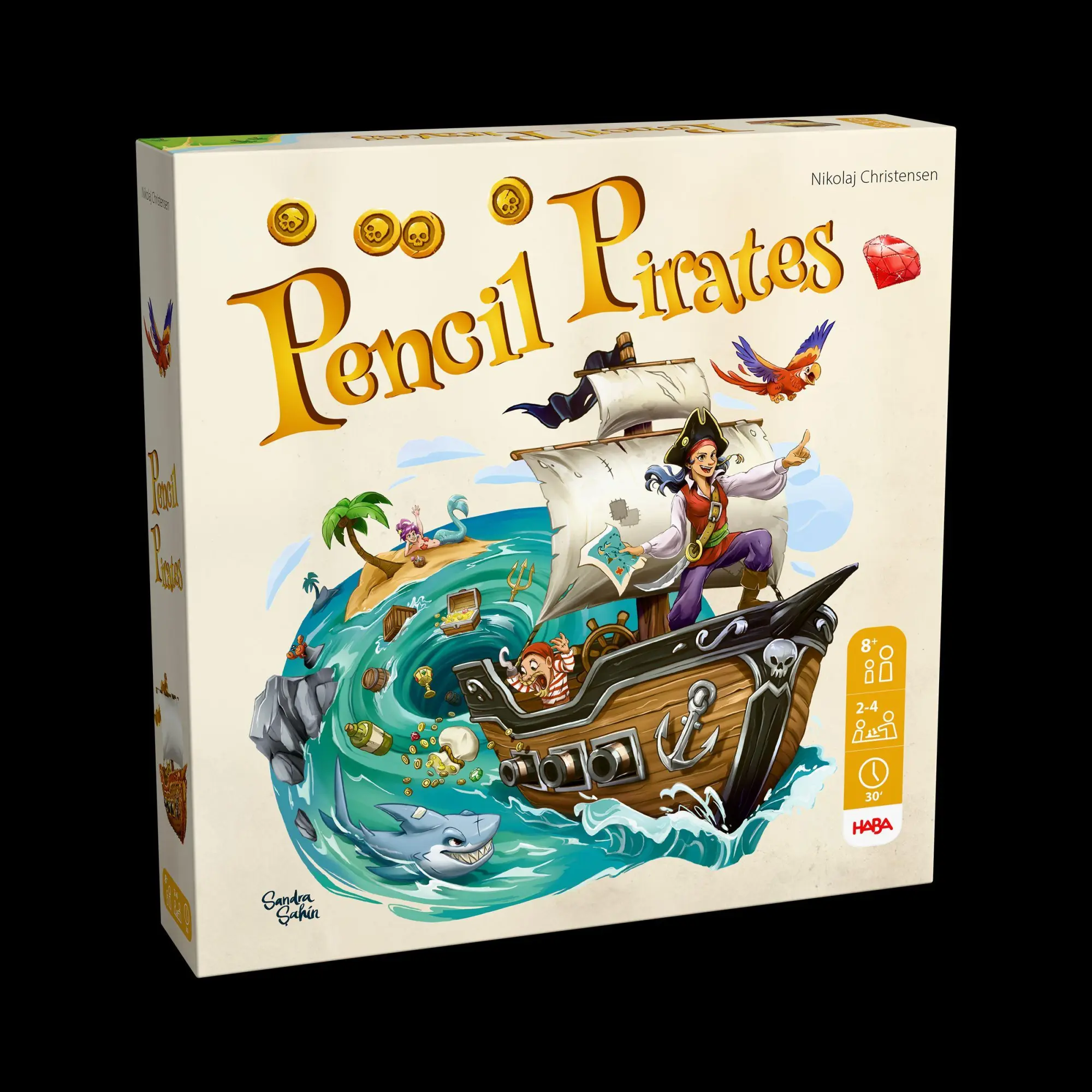 Cover: 4010168289908 | Pencil Pirates | Spiel | Deutsch | 2026 | HABA Sales GmbH &amp; Co.KG